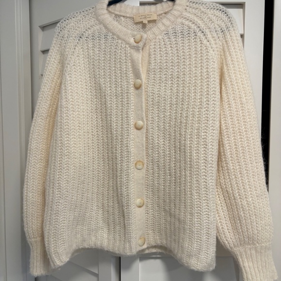 Sezane Emile Cardigan Ecru - Size XL - Picture 2 of 6